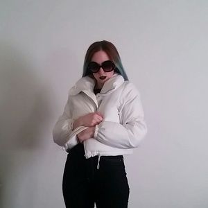 Forever 21 Cropped Puffer Jacket